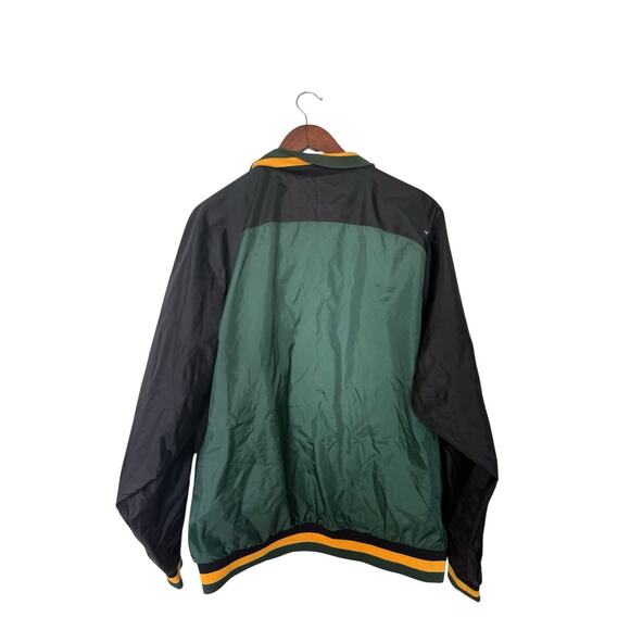 Vtg Chalk Line Green Bay Packers NFL Football 1/4 Zip Large pull over jacket - Picture 3 of 4